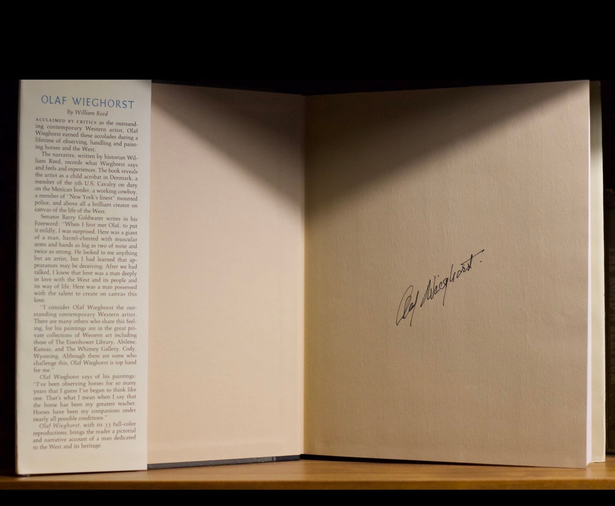 Olaf Weighorst by William Reed forward by Barry Goldwater Limited Edition