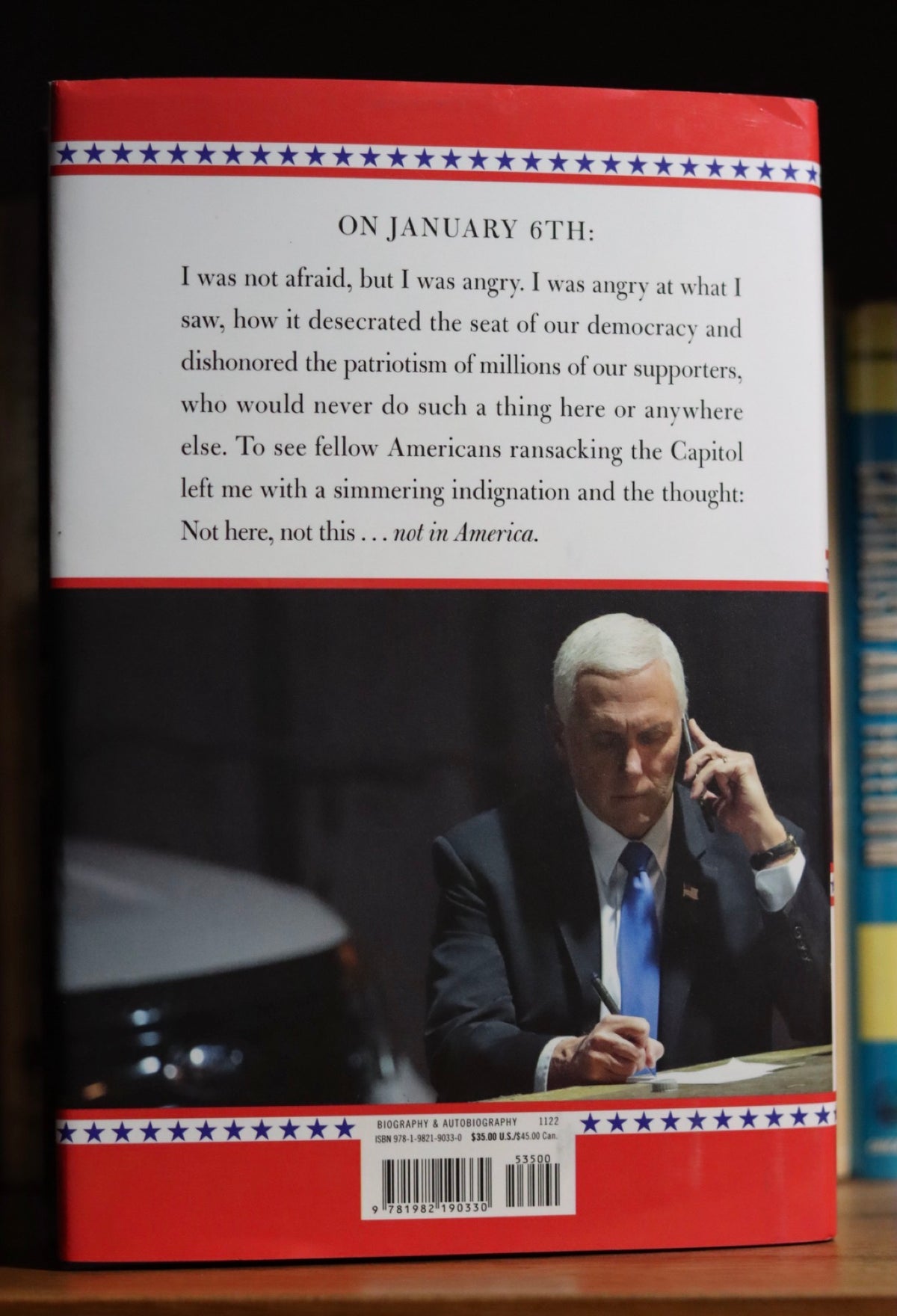 So help me god by Vice President Mike Pence Signed