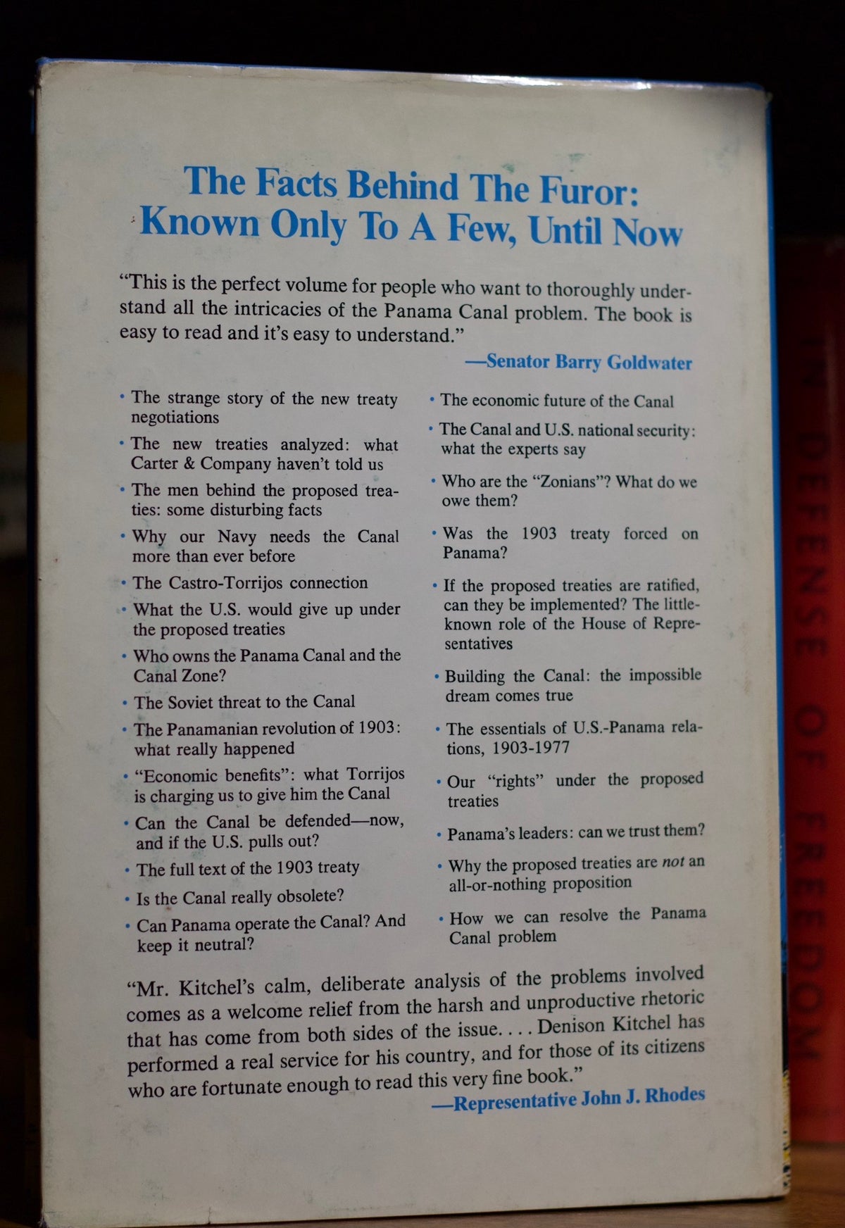 The truth about the Panama Canal by Dennison Kitchel first edition