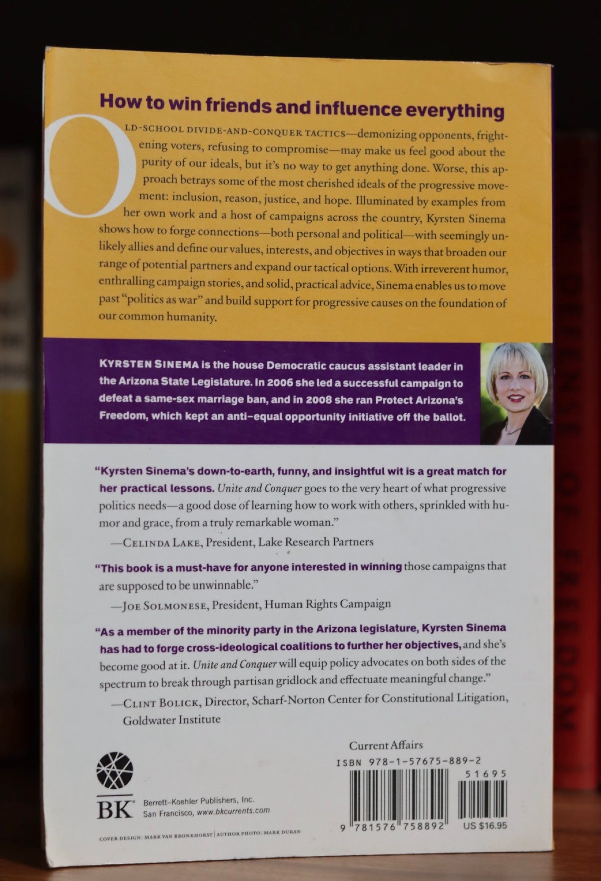 Unite and conquer by: Sen.Kyrsten Sinema