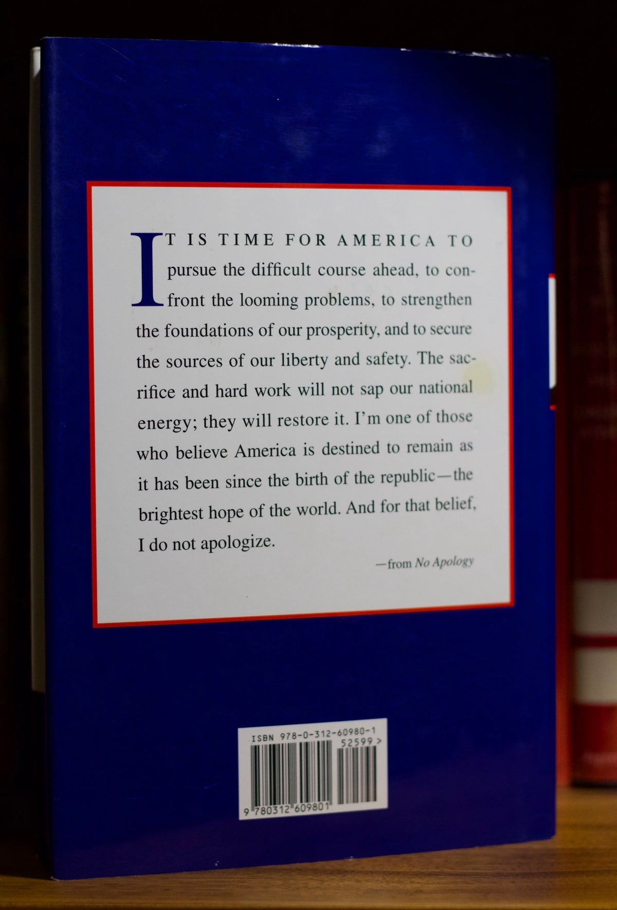 No Apology: The case for American greatness by Sen. Mitt Romney