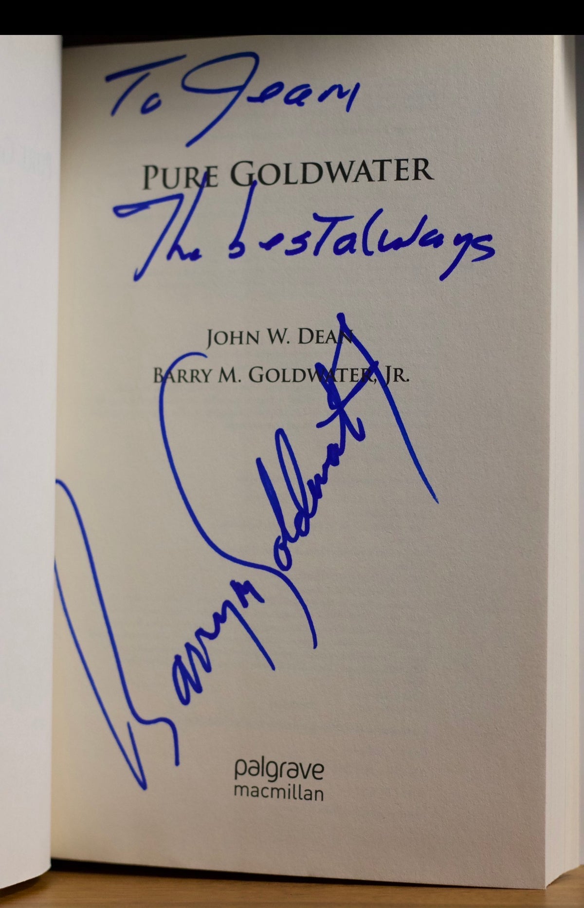 Pure Goldwater by Barry Goldwater Jr